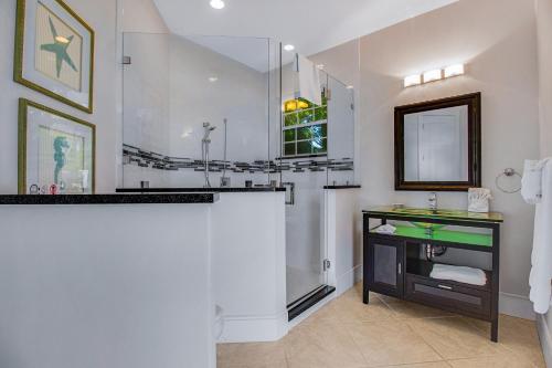 Phòng tắm tại 3 Oars