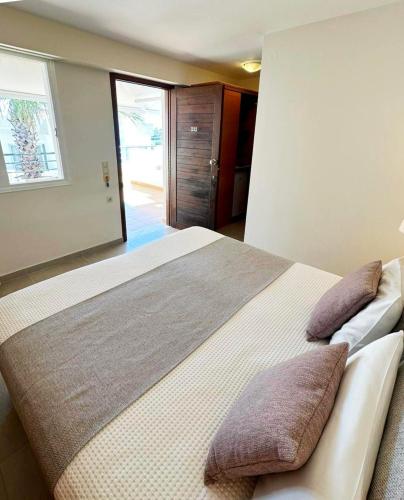 Cama o camas de una habitación en Faedra Beach