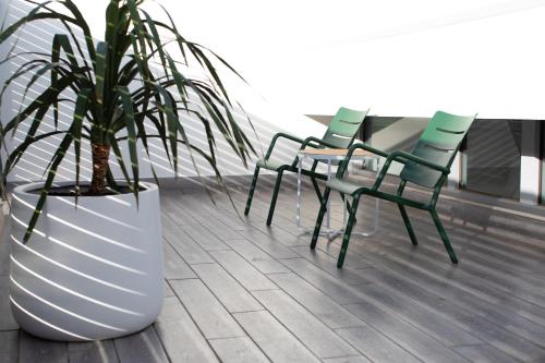 Μπαλκόνι ή βεράντα στο Hilton Executive Apartments