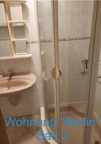 Ένα μπάνιο στο FaWiGa Monteurwohnung Karben