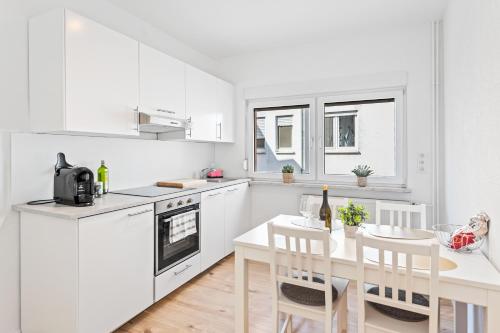 Una cocina o cocineta en Casa Bergstraße 1