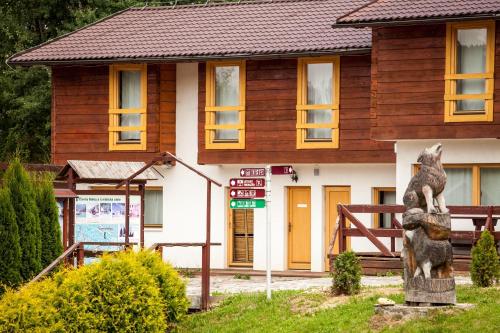 Budova, kde se aparthotel nachází