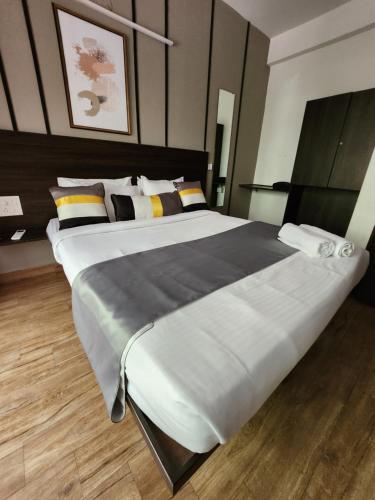 Cama o camas de una habitación en Vila Do Flor Goa