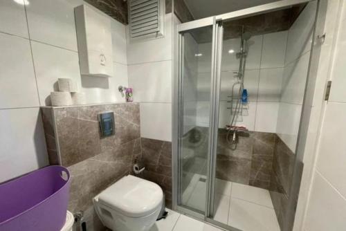 Koupelna v ubytování Первоклассная квартира в Алании