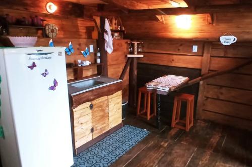 Una cocina o zona de cocina en Recanto da Serra