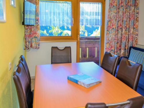a table with a box sitting on top of it at Apartment Kassler-2 by Interhome in Kappl