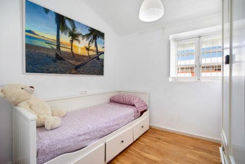Katil atau katil-katil dalam bilik di Duplex Calle Ancha Jerez