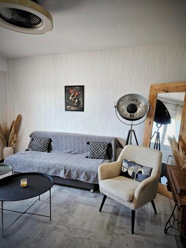 Photo de la galerie de l'établissement Appartement entier, climatisé, vue mer, à Ajaccio