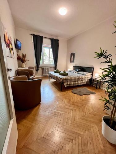 Χώρος καθιστικού στο Residence Locchi