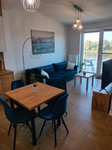 Χώρος καθιστικού στο Apartament z pięknym widokiem