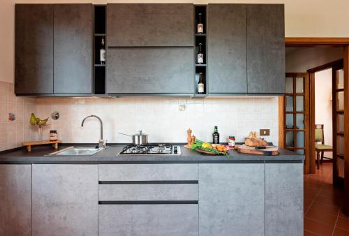 Dapur atau dapur kecil di Olearum apartment (free Parking)