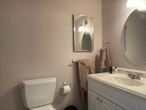 Koupelna v ubytování Wondrous Stays