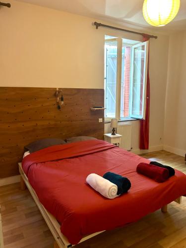 Krevet ili kreveti u jedinici u okviru objekta L’Auberge Espagnole
