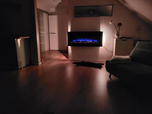 Μια τηλεόραση ή/και κέντρο ψυχαγωγίας στο Appartement Tischi