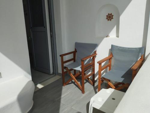 Χώρος καθιστικού στο Nostos Plaka Beach