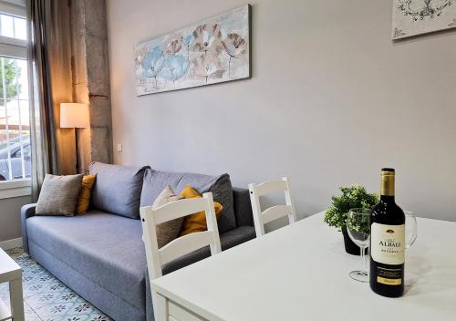 Χώρος καθιστικού στο Apartamentos Manzanares 'Madrid Rio'