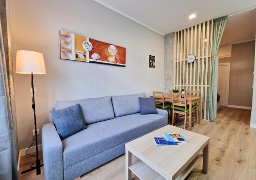 Χώρος καθιστικού στο Apartamentos Manzanares 'Madrid Rio'
