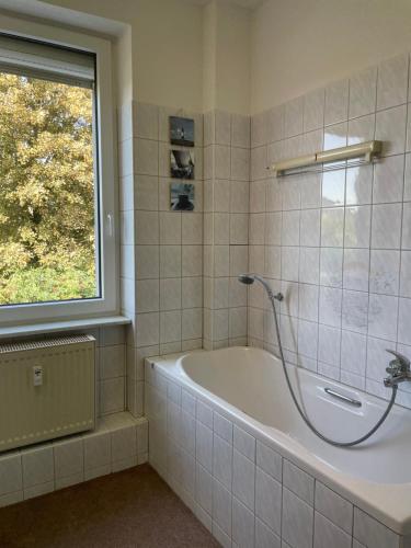 Kupatilo u objektu Gemütliche Wohnung