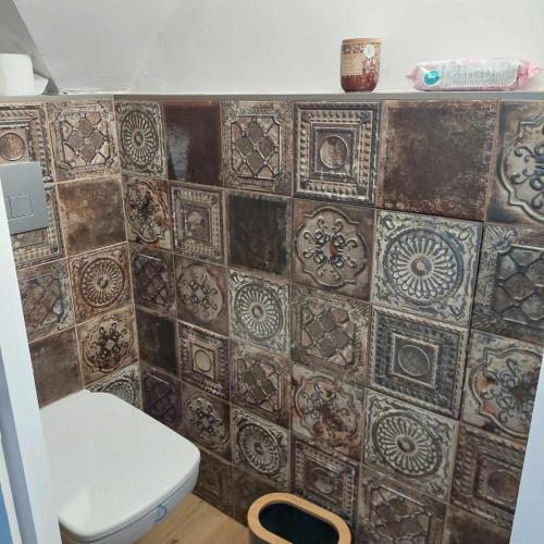 Koupelna v ubytování Bátory Luxury Apartman