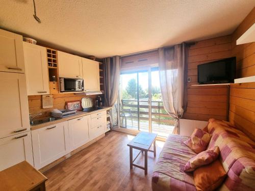 Studio 4/6 pers., Chaillol 1600, proche ski/rando, balcon S/O, TV, lave-vaisselle, animaux ok. - FR-1-393-66