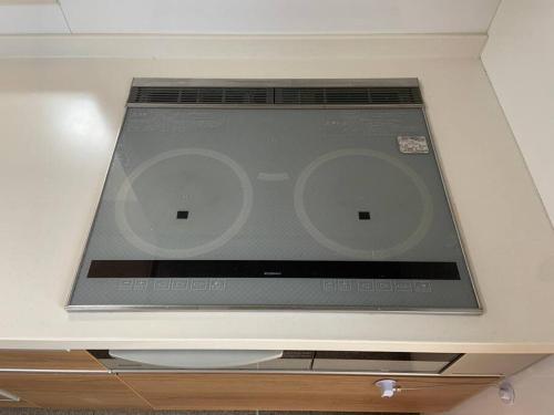 an electronic device sitting on top of a shelf at Torinosu in Jōnouchi