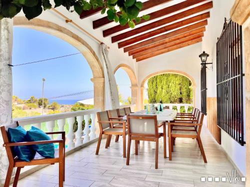 Balkón nebo terasa v ubytování VH CostaBlanca - TIMON