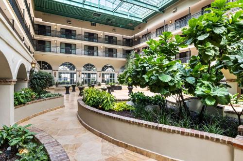 arium of a building with trees and plants at Embassy Suites by Hilton Los Angeles International Airport South in El Segundo