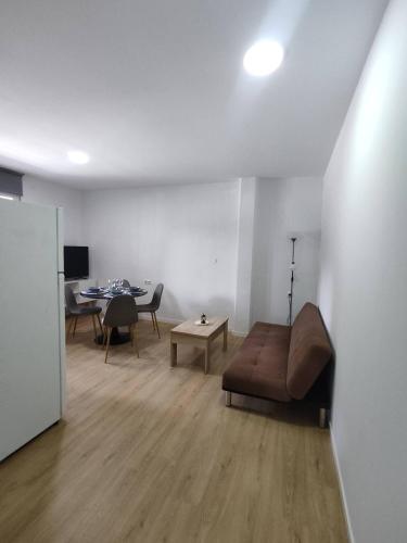 Кът за сядане в Apartamento delux2