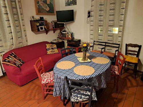 Posezení v ubytování LA CASA DELL'ATTORE