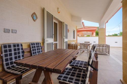 Χώρος καθιστικού στο Casa Azzurra 107m dal mare