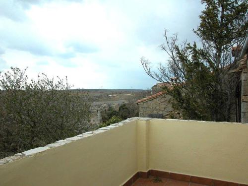 a view from the top of a white wall at Casa Rural El Mirador de Rello in Rello