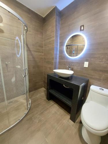 Hotel Cantera Jaguarにあるバスルーム