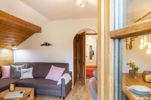 Posezení v ubytování Ferienwohnung Reschberg