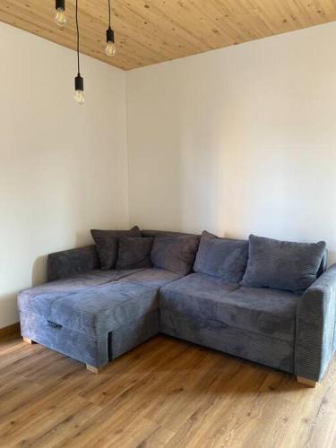 Χώρος καθιστικού στο Ferienwohnung Hüttenflair