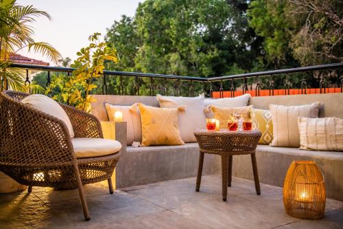 Khu vực ghế ngồi tại LohonoStays Colina Villa H