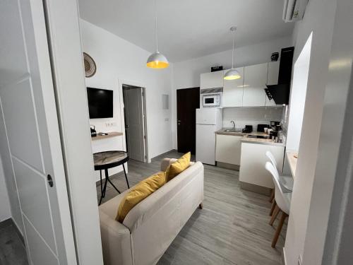 Kuchyň nebo kuchyňský kout v ubytování Apartamento 29