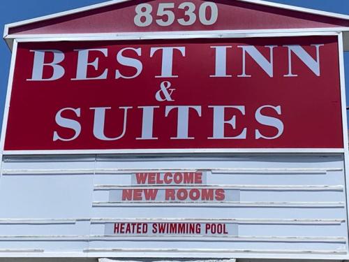 a sign that says best inn and suites on a building at Best Inn & Suites in Anaheim