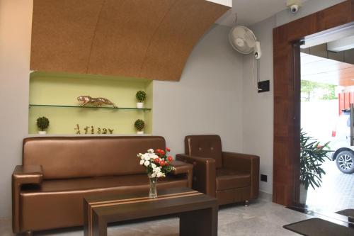 Posezení v ubytování Heritage Suites