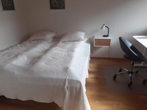 Ένα ή περισσότερα κρεβάτια σε δωμάτιο στο 6 person holiday home in Rødvig Stevns-By Traum