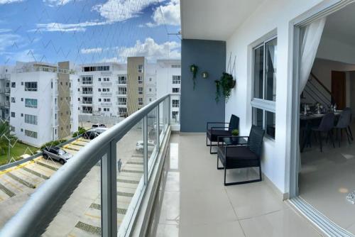 Balkón nebo terasa v ubytování Stylish Apt Full AC King Bed