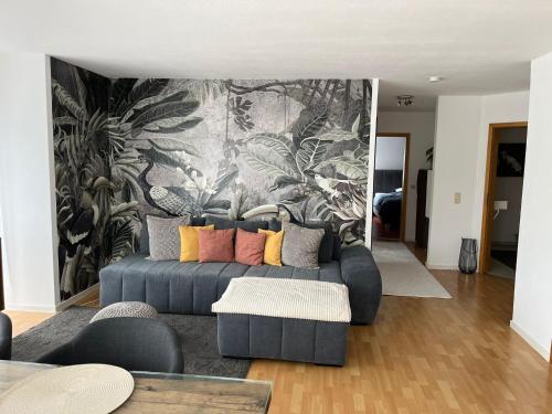 Χώρος καθιστικού στο Ferienwohnung Milla