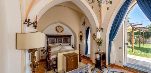 Ένα ή περισσότερα κρεβάτια σε δωμάτιο στο Villa Barluzzi