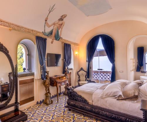 Postel nebo postele na pokoji v ubytování Villa Barluzzi