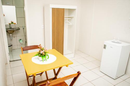 Dapur atau dapur kecil di Hotel Letiva Centro