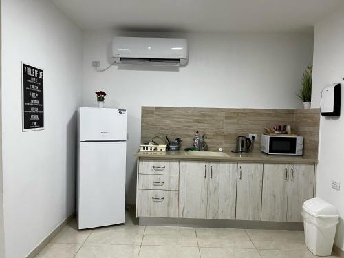 Kuchyň nebo kuchyňský kout v ubytování OPEN SKY