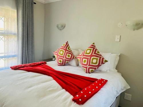 Katil atau katil-katil dalam bilik di Hillas Ridge Guesthouse