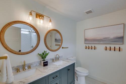 Koupelna v ubytování Spacious Utah Home with Hot Tub Less Than 1 Mi to Bear Lake!