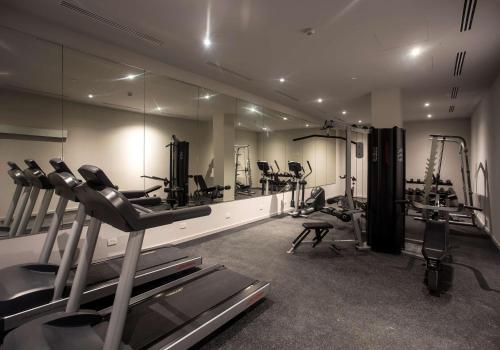 Fitness centrum a/nebo fitness zařízení v ubytování Hampton by Hilton David, Panamá