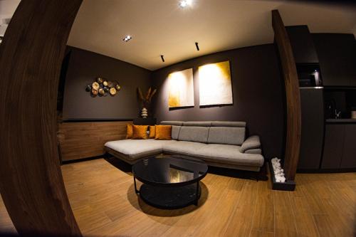 Kristall Apartments Premiumにあるシーティングエリア