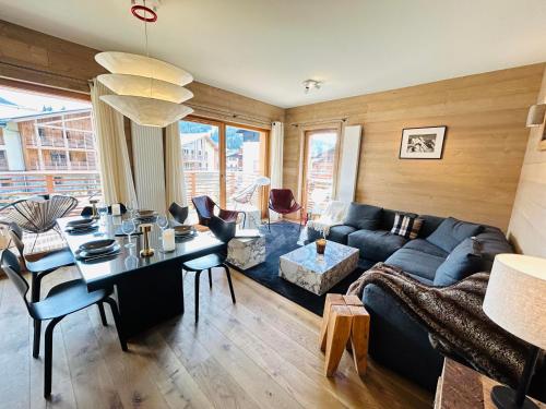 Appartement au cœur des Gets, 2 chambres, proche pistes, parking, balcon, WiFi, ménage inclus - FR-1-623-347